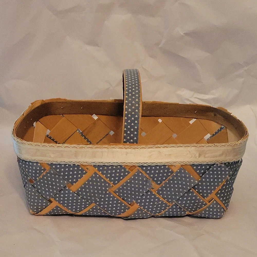 Basket with Fabric